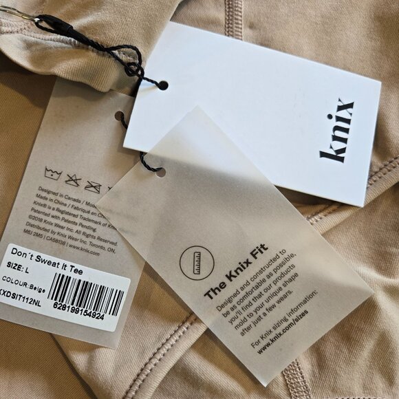 NWT KNIX Don't Sweat It Tee L - Picture 3 of 7